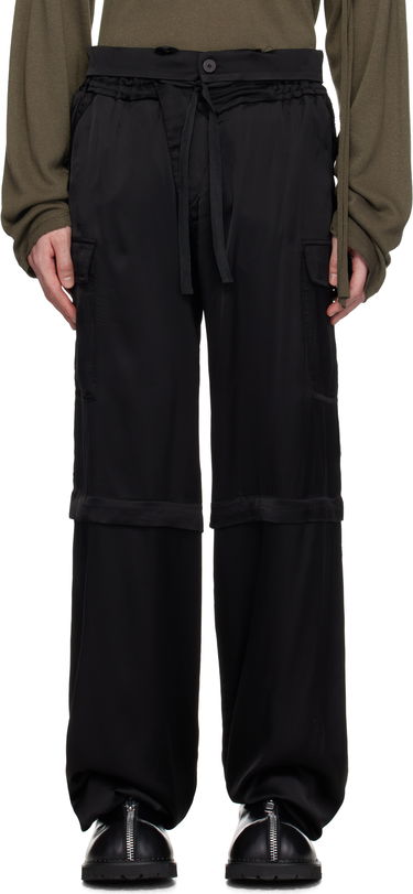 Cargo bukser Ottolinger Ottolinger Baggy Cargo Pants Sort | 111-200111-01, 0