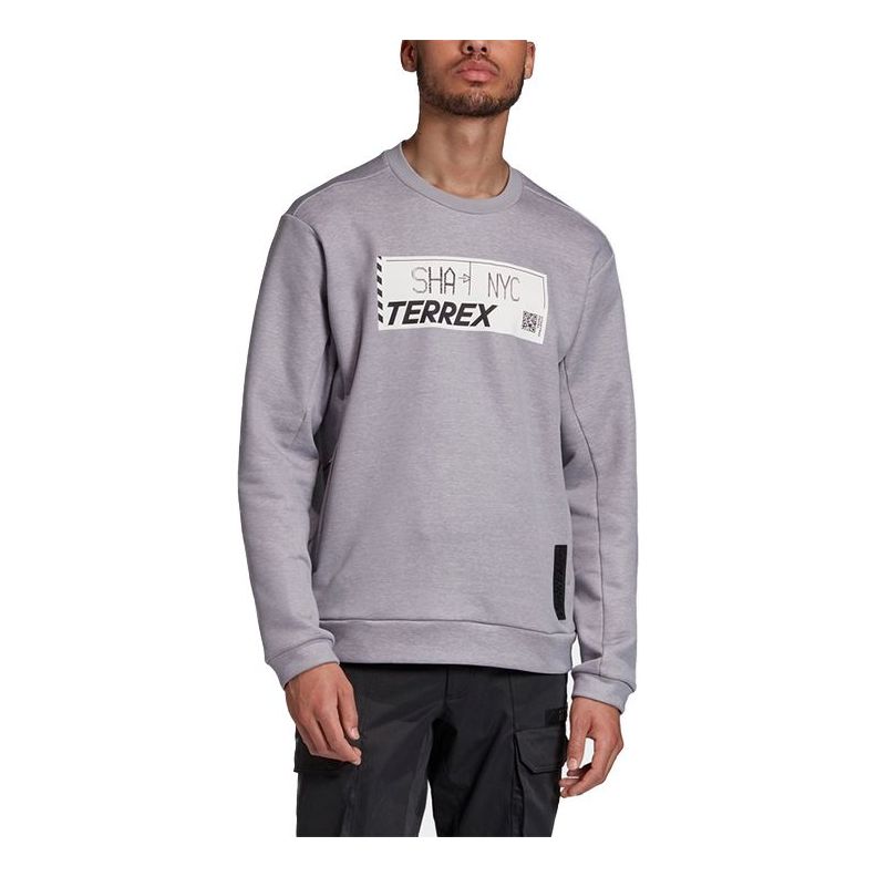 Sweatshirt adidas Performance Terrex Outdoor Pullover Grå | GF0040, 0