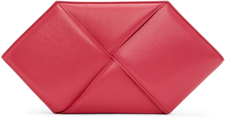 Håndtaske Bottega Veneta Pouch Hexagonal Lyserød | 639955 VCQR2, 0