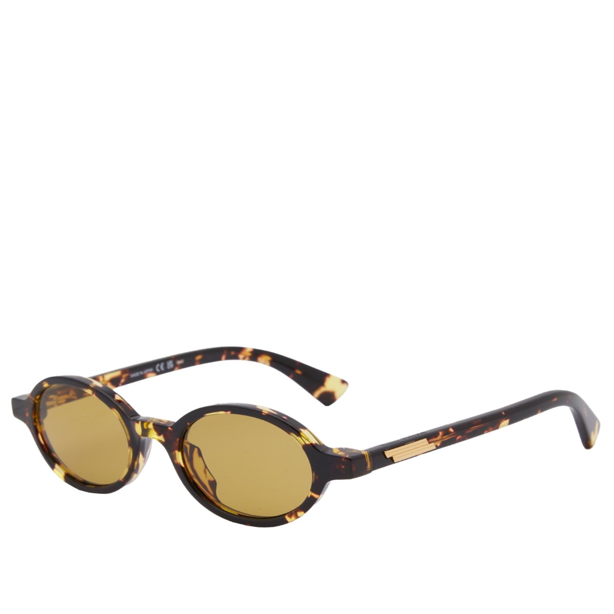 Solbriller Bottega Veneta Bottega Veneta BV1388S Oval Sunglasses Brun | BV1388S-002, 0