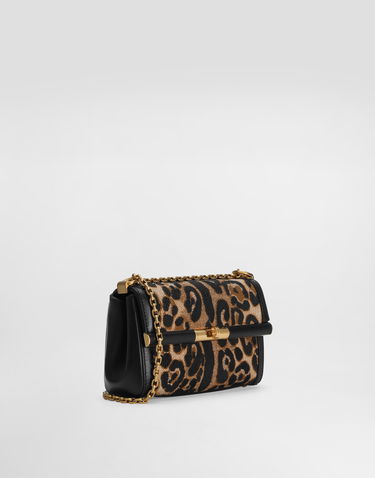 Skuldertaske Dolce & Gabbana Dolce & Gabbana Marlene City Mini Shoulder Bag with Thread Embroidery Flerfarvet | BB7766A6I3789738, 2