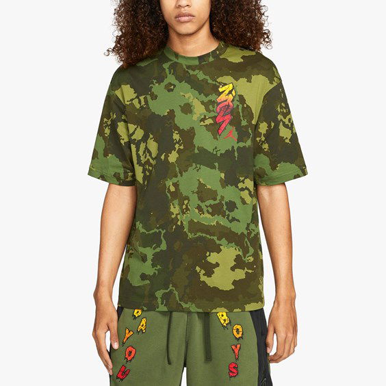 T-shirt Jordan Brand Zion Carbon T-Shirt Grøn | DH9711-335, 0