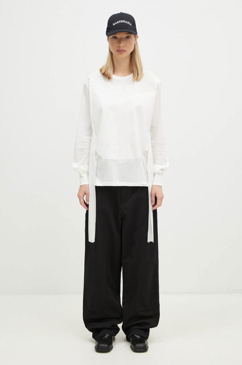 T-shirt UNDERCOVER Undercover C/S Long Sleeve T-Shirt Hvid | UC2D1805