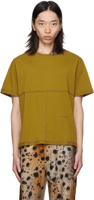 T-shirt Eckhaus Latta Eckhaus Latta Lapped T-Shirt Grøn | 301-EL-PF25-O, 0