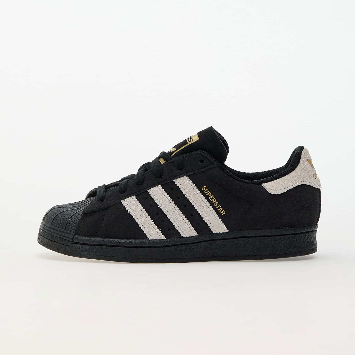 Sneakers og sko adidas Originals Superstar W Core Black/ Crystal White/ Mate Gold Sort | IE6525, 0
