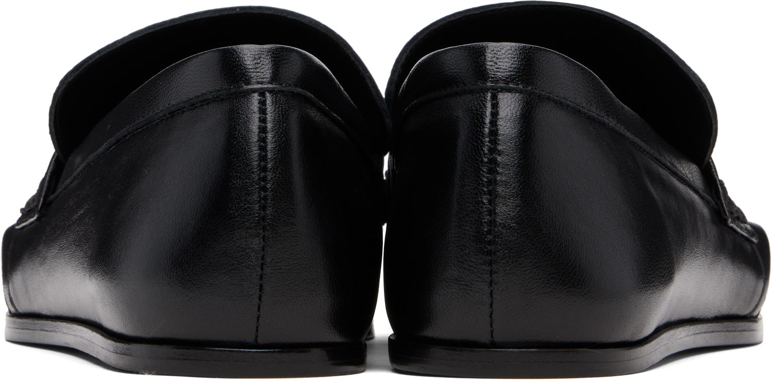 Sneakers og sko Jil Sander Jil Sander D-Ring Leather Loafers Sort | J15WR0026_P4835, 1