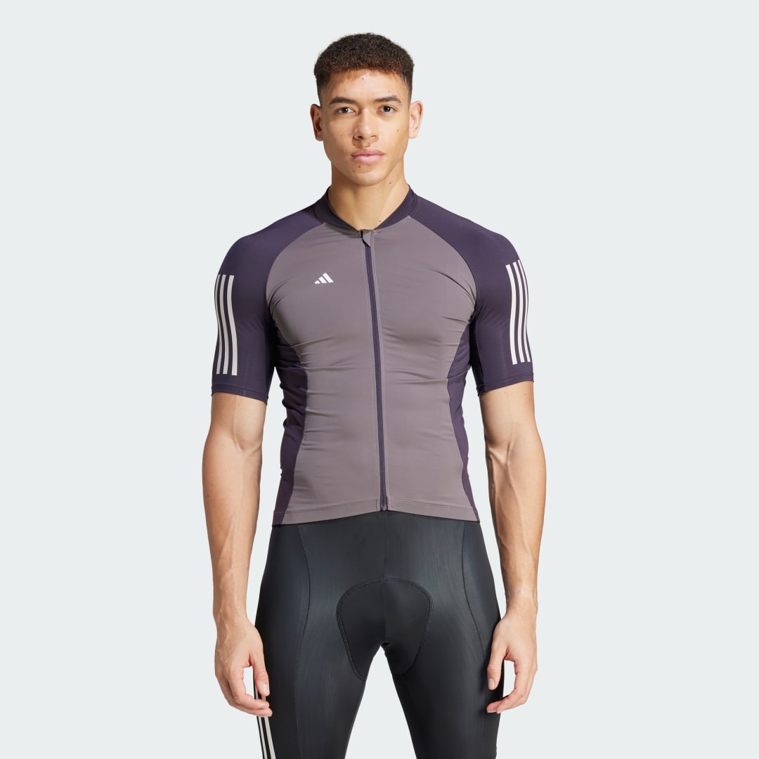 Jersey adidas Performance Essentials 3-Stripes Cycling Grå | IT3425, 0