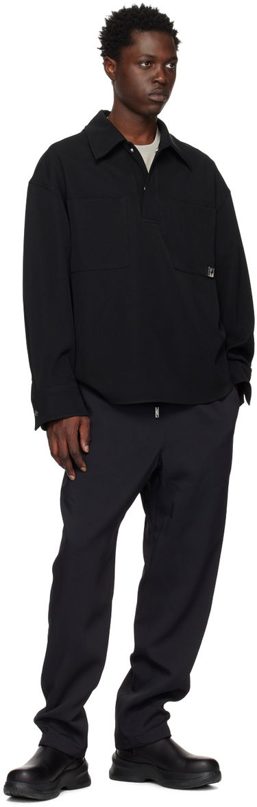 Bukser WOOYOUNGMI WOOYOUNGMI Drawstring Trousers Sort | W231PT23, 3