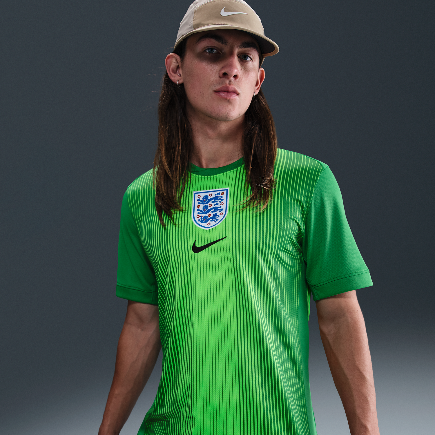 Jersey Nike England 2025/26 Stadium Replica Dri-FIT Goalkeeper Jersey Grøn | IF3953-310, 0
