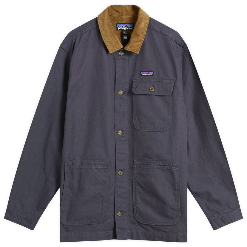 Jakke Patagonia Men's Point Reyes Canvas Jacket, Size Small Mørkeblå | 20250-SMDB
