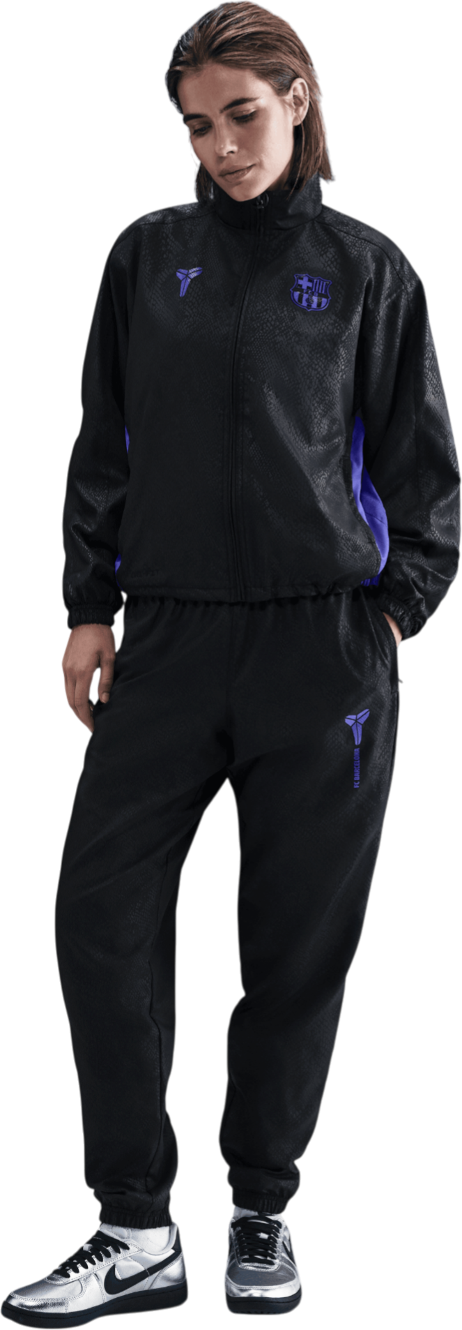 Joggingbukser Nike Kobe x FC Barcelona Graphic Track Pants 2025/26 Women Sort | hq7520-010, 1