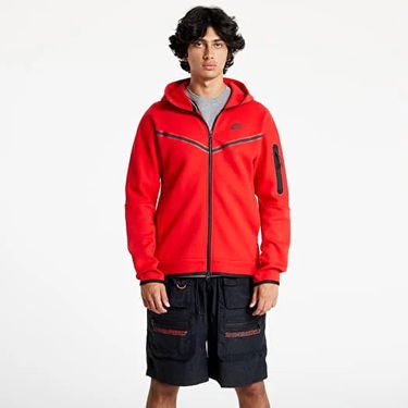 Sweatshirt Nike Tech Fleece Full-Zip Hoodie Rød | CU4489-687, 0