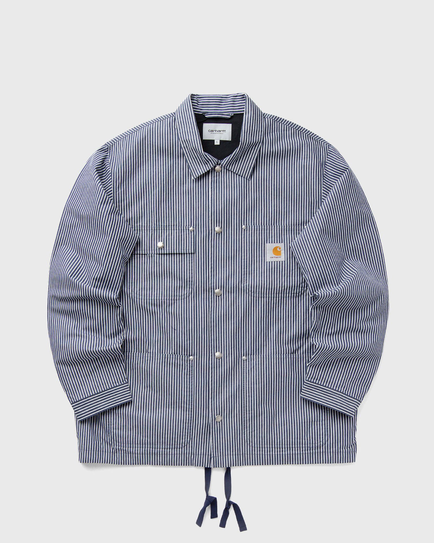 Jakke Carhartt WIP Striped Coach Jacket Mørkeblå | I034519-2RC.XX, 1
