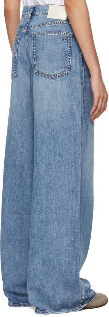 Jeans rag & bone Rag & Bone 'The Sofie' High-Rise Ultra Wide Leg Jeans Blå | WDD24F29521FBE, 2