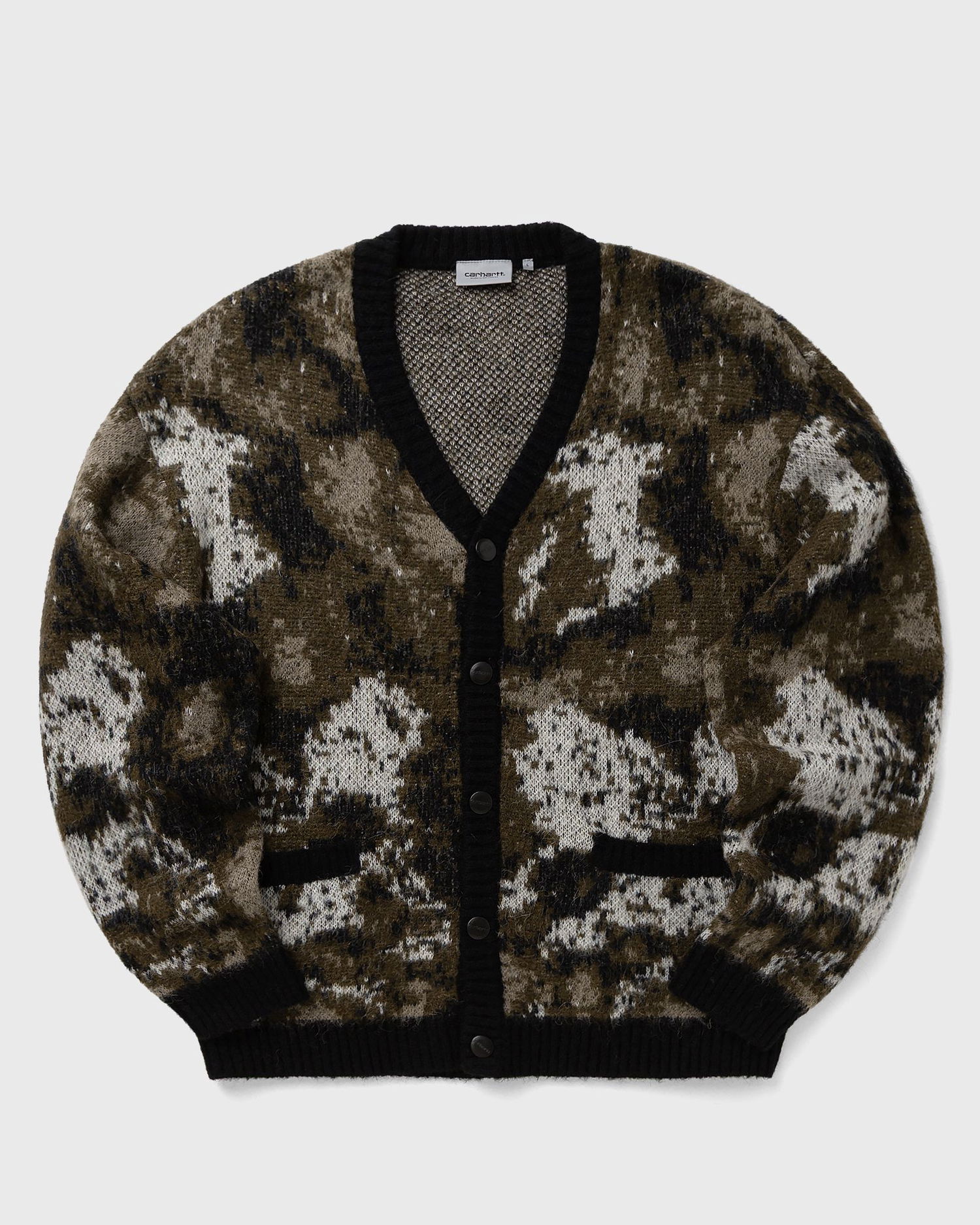 Sweater Carhartt WIP Merton Camo Knit V-Neck Cardigan Flerfarvet | I035391-38X.XX, 0