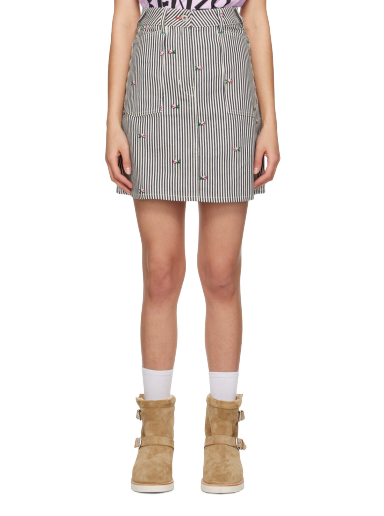 Nederdel KENZO Paris 'Pixel' Mini Blå | FD52DJ2696J1