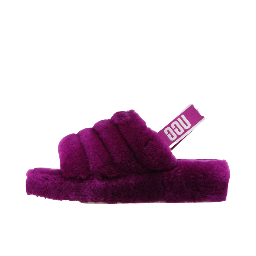 Sneakers og sko UGG Fluff Yeah Slide Berrylicious Lyserød | 1095119-BYLC