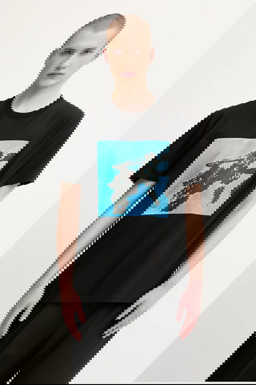 T-shirt 1017 ALYX 9SM 1017 ALYX 9SM Sneaker Print T-Shirt Sort | AAMTS0514FA01, 0