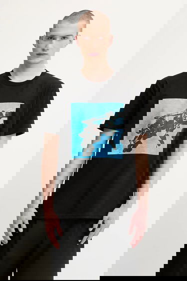 T-shirt 1017 ALYX 9SM 1017 ALYX 9SM Sneaker Print T-Shirt Sort | AAMTS0514FA01, 0