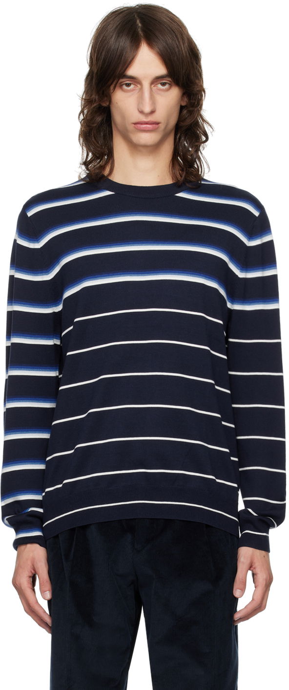 Sweater Paul Smith Paul Smith Striped Sweater Mørkeblå | M1R-893Y-N02423-47