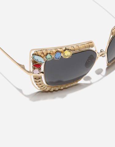 Solbriller Dolce & Gabbana Dolce & Gabbana Rafia Fiori Sunglasses Beige | VG2331VM2879V000, 3