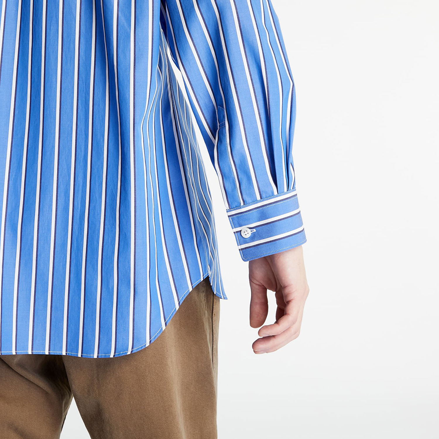 Skjorte Comme des Garçons Forever Mens Shirt Blå | FZ-B125 116 Stripe 109, 1