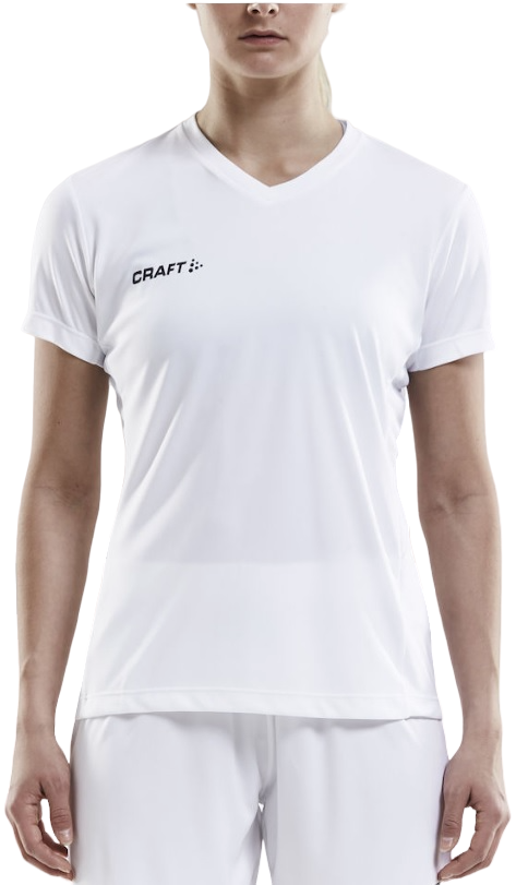 T-shirt Craft Solid V-Neck Jersey T-Shirt Hvid | 1905566-1900