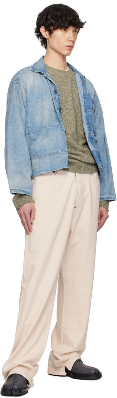Jakke Maison Margiela Maison Margiela Sports Denim Jacket Blå | S50AM0637 M30021, 3
