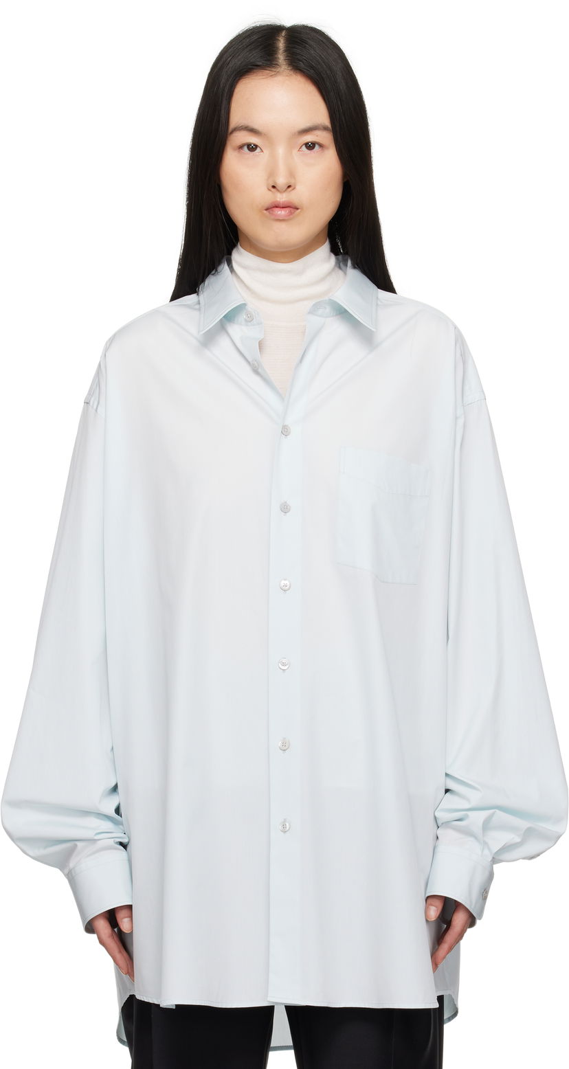 Skjorte Maison Margiela Maison Margiela Oversized Shirt Blå | S51DT0017 M35397