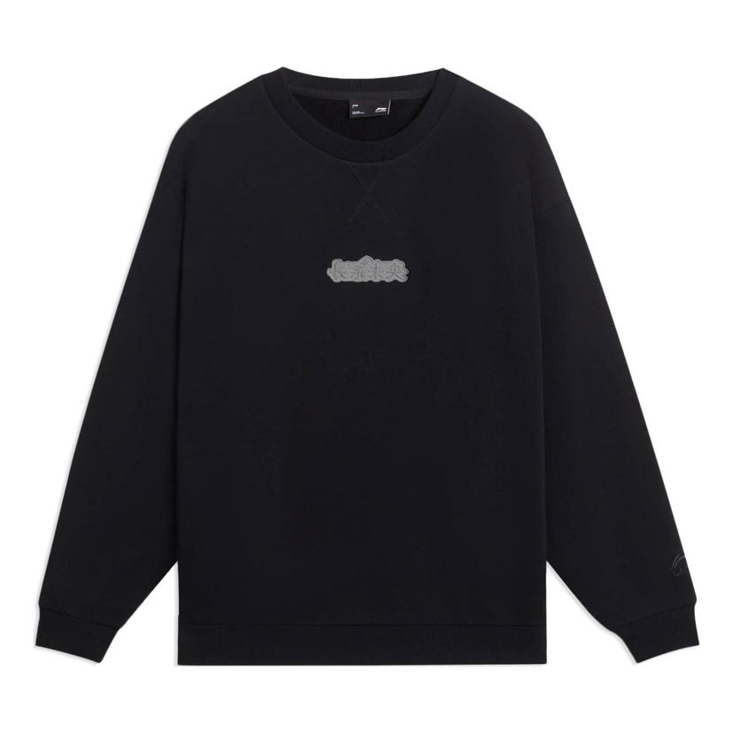 Sweater Li-Ning Graphic Sweatshirt Sort | AWDSB51-3