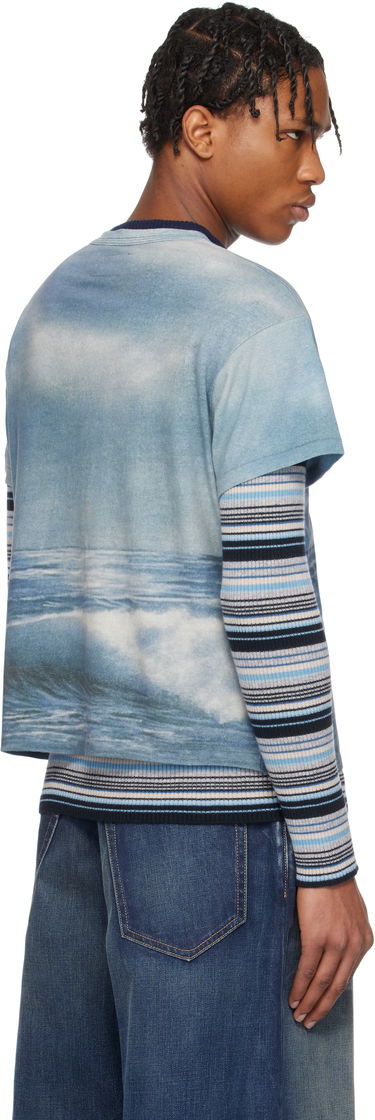 T-shirt ERL ERL Storm Graphic T-Shirt Blå | ERL10T002, 2