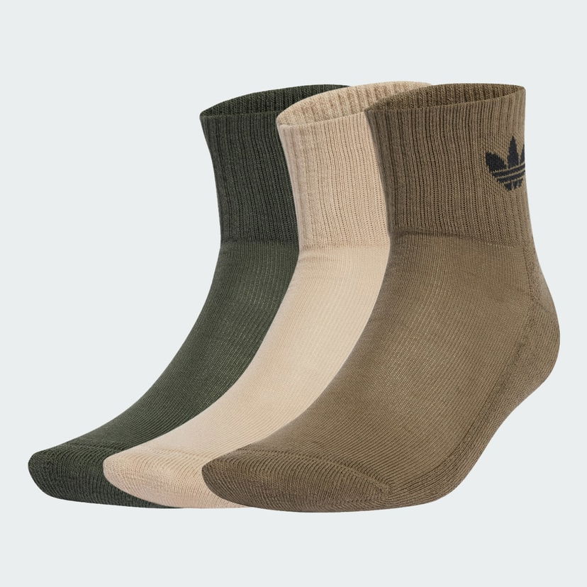 Sokker adidas Performance Mid-Cut Crew Socks - 3 Pairs Grøn | JV8594