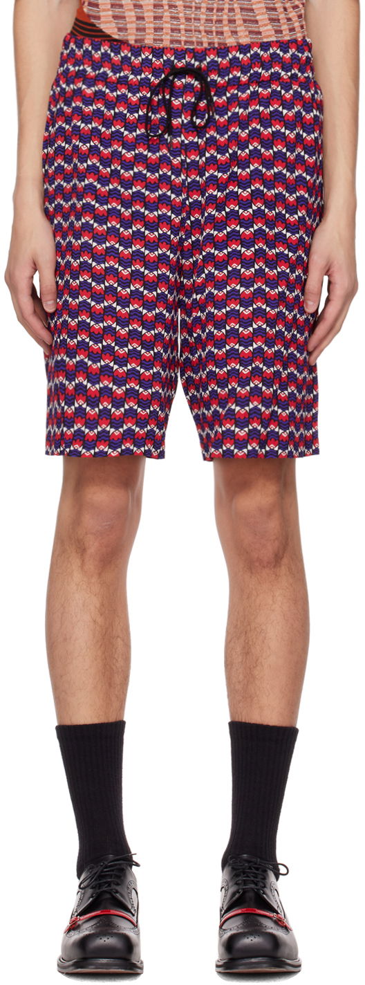 Shorts Anna Sui Exclusive Print Shorts Rød | M1023C40