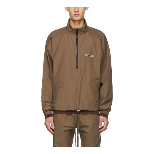 Vindjakke Fear of God Essentials Sports Jacket Brun | FOG-FW20-243