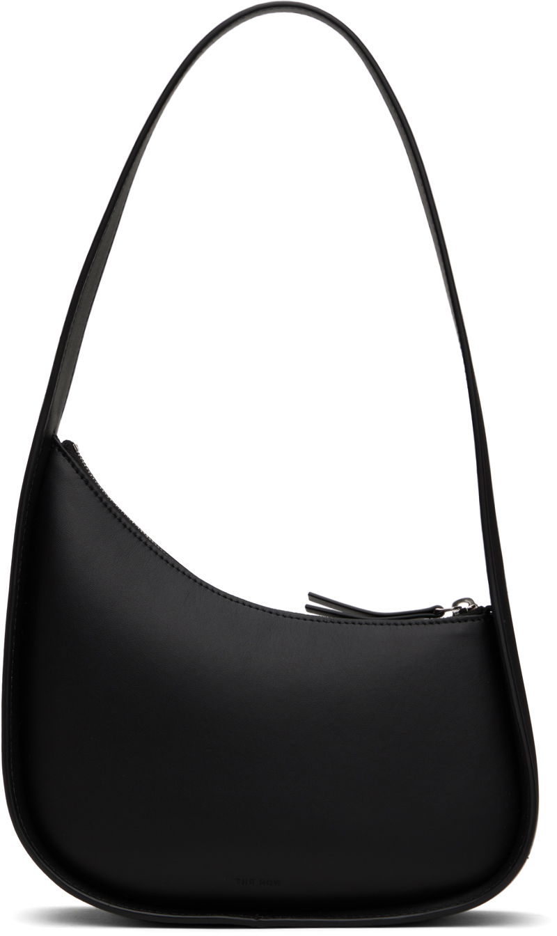 Skuldertaske The Row Black Half Moon Bag Sort | W1249-L52, 0