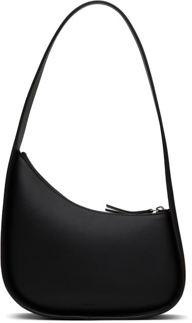 Skuldertaske The Row Black Half Moon Bag Sort | W1249-L52, 0