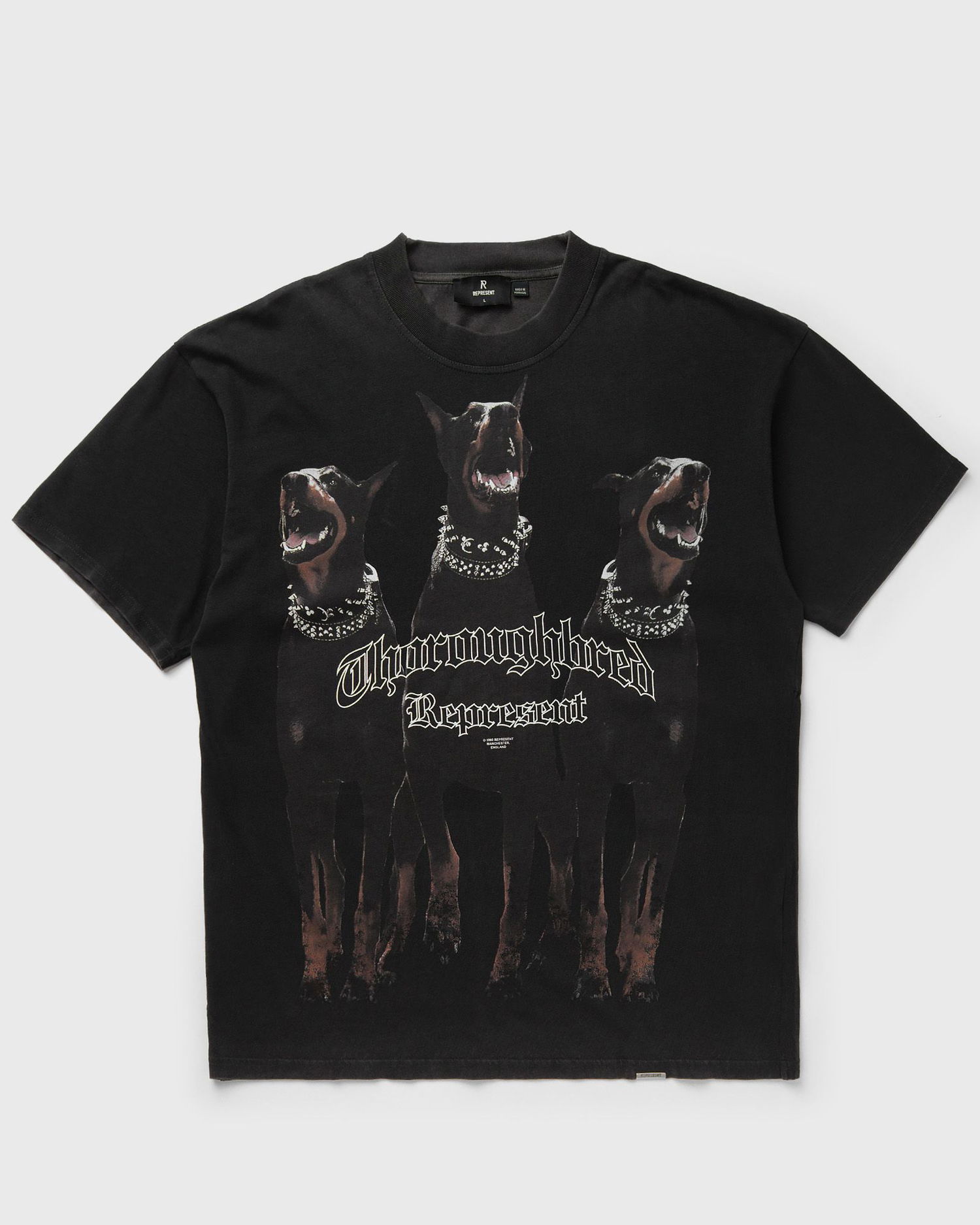 T-shirt Represent Clo Represent THOROUGHBRED TEE Sort | MLM41135-003, 0