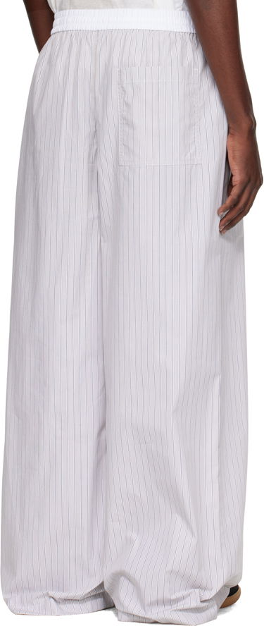 Bukser Acne Studios Acne Studios Striped Trousers Hvid | CK0128-, 2