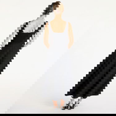 Kjole GAP Square Neck Maxi Dress Sort | 770475-01, 5