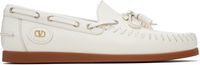 Valentino Garavani Palm Avenue Buffalo Leather Boat Shoes