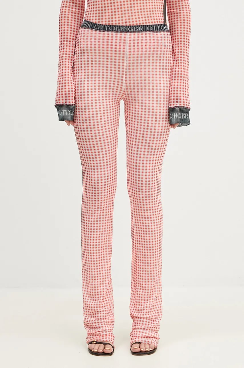 Leggings Ottolinger Ottolinger Mesh High Waist Pants Lyserød | 1010801821, 0