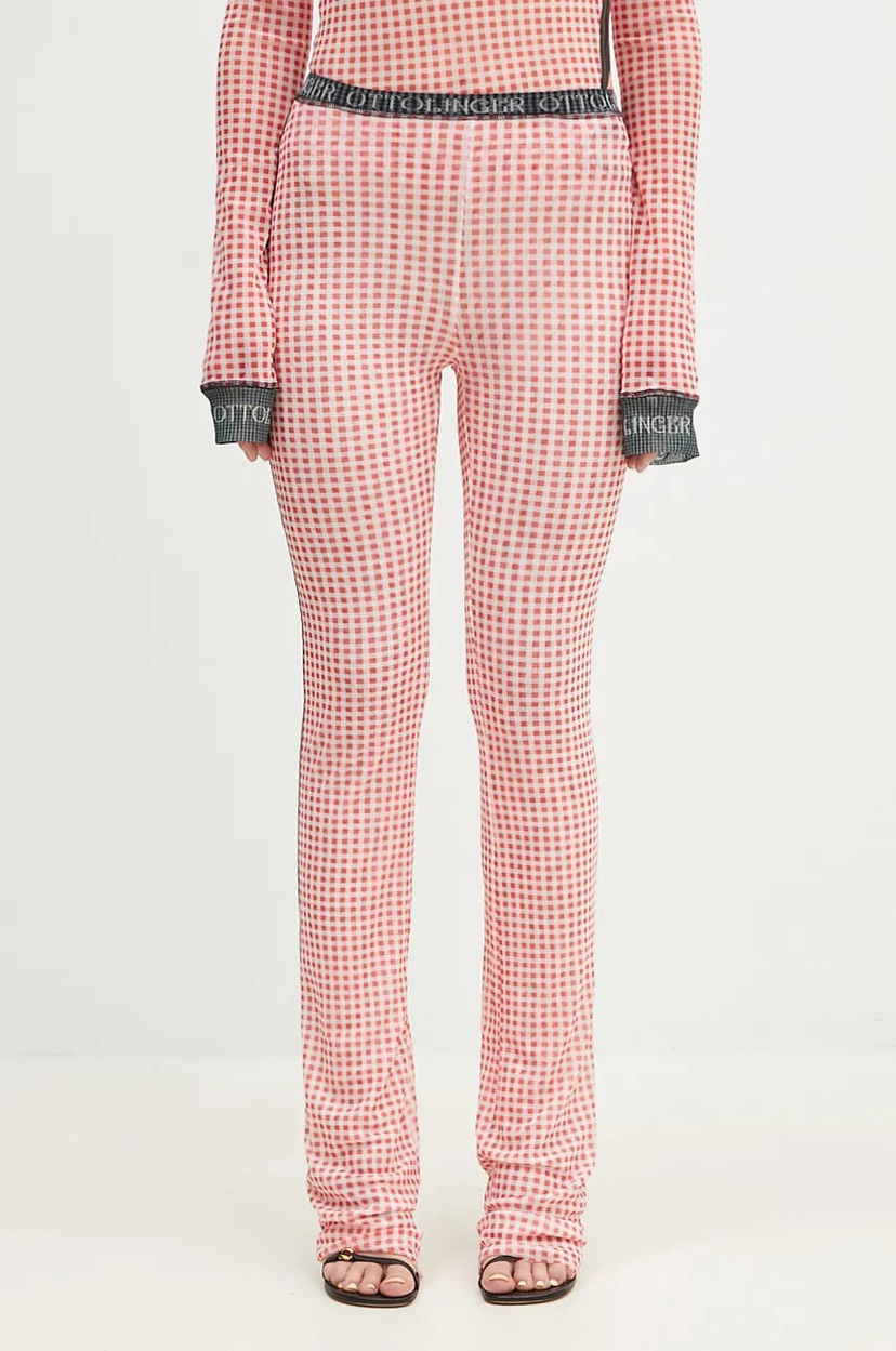 Leggings Ottolinger Ottolinger Mesh High Waist Pants Lyserød | 1010801821