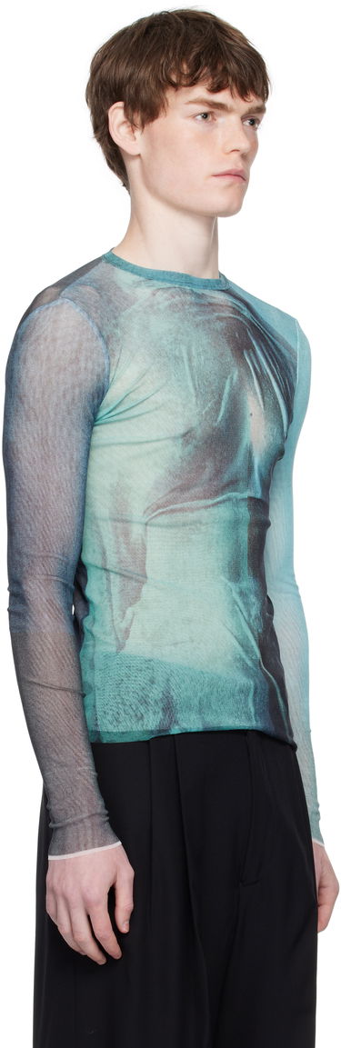 T-shirt Jean Paul Gaultier Jean Paul Gaultier 'The Water' Long Sleeve Top Grøn | 25/03-W-TO310-M004P-5557, 1