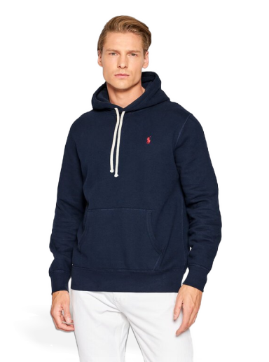 Sweatshirt Polo by Ralph Lauren Classic Popover Hoody Mørkeblå | 710766778007
