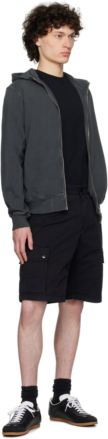 Shorts Stone Island Stone Island Supima Cotton Twill Stretch-TC Cargo Shorts Sort | K1S15L100011S0010, 4