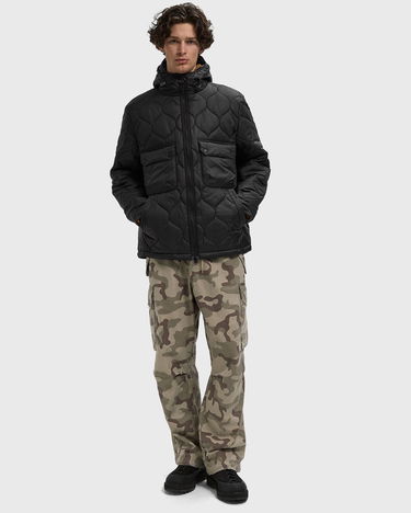 Puffer jakke Barbour Spey Hooded Quilted Jacket Sort | MQU1857BK11, 1