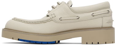 Tøj Burberry Burberry Raft Boat Shoes Hvid | 8101631, 2