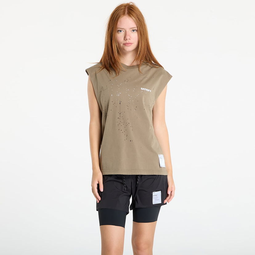 Tanktop Satisfy Satisfy MothTech Muscle Sleeveless T-Shirt Grøn | 11005-AFA-SAB