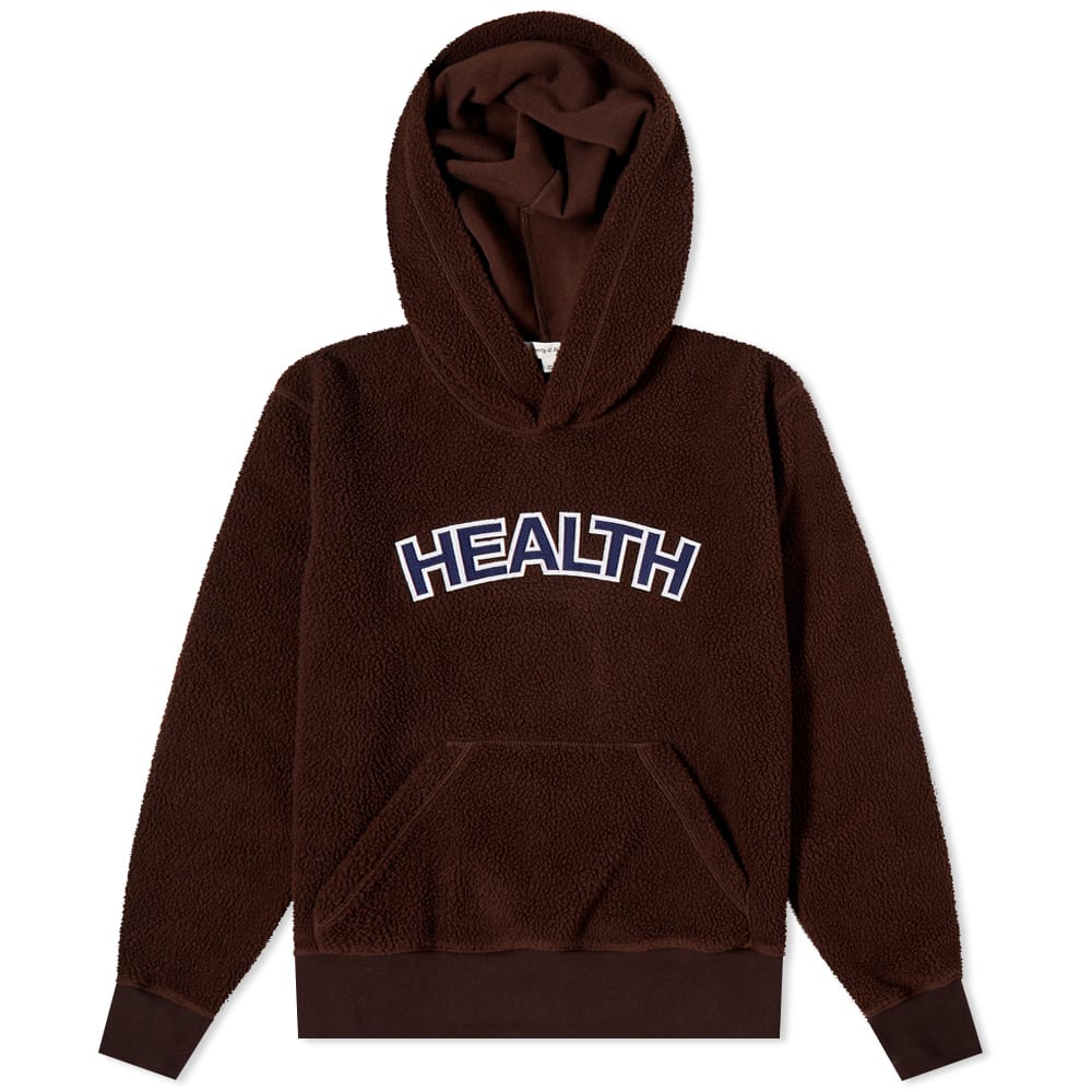 Sweatshirt Sporty & Rich Health Sherpa Hoodie Brun | HO664CH, 0