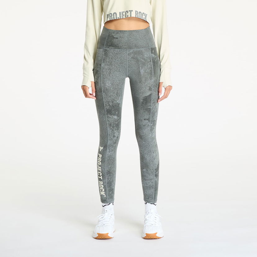 Leggings Under Armour Project Rock LG Ankle Legging Pant Clay Green/ Silt Grøn | 1387766-709